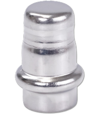 Stainless Steel Press 42mm V 316L End Cap Water