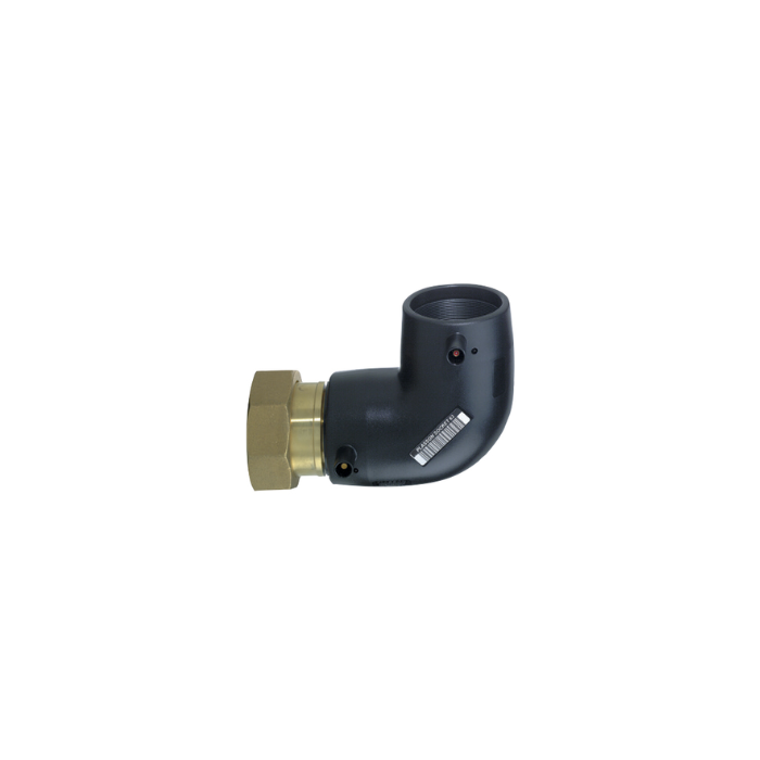 90Deg Elbow Female Free Nut Transition Ef Brass 32-1"