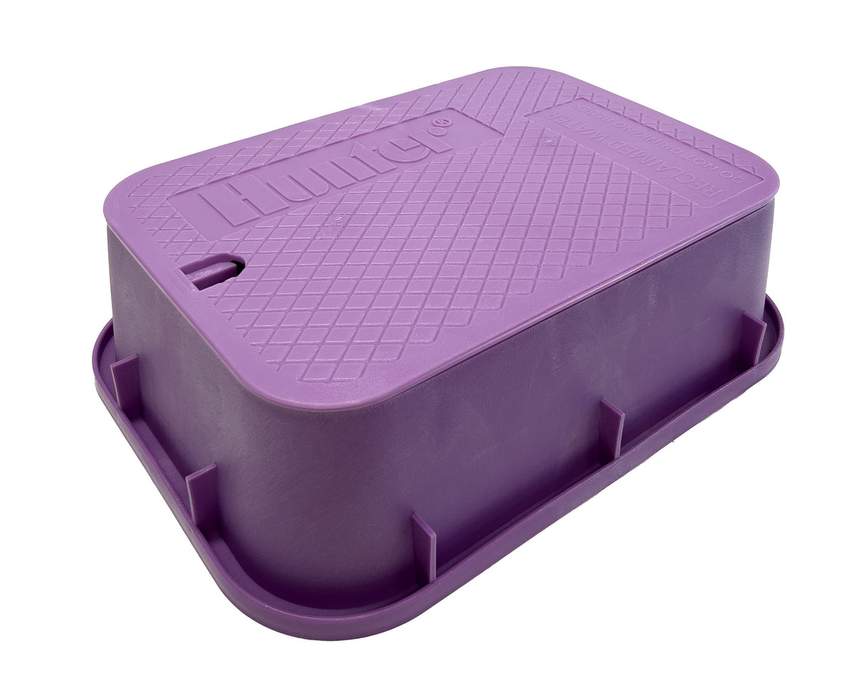 380 X 540 RCT X 175H VALVE BOX W/LID PURPLE (RW)