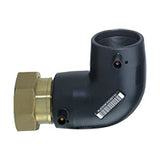 EF Brass Female Free Nut Transition Elbow 90 Deg 40mm x 1-1/2" (40mm) BSP-F