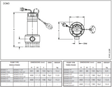 1.1Kw 1Ph Manual 10M Lead - Domo-15Sg (Float Not Included)