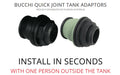 BUCCHI Quick Joint Male C/W Food-Grade EPDM Gasket 2"