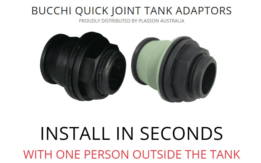 BUCCHI Quick Joint Male C/W Food-Grade EPDM Gasket 2"