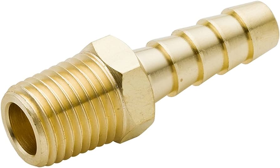 Hose Barb Adaptor 3/8M X 1/2B