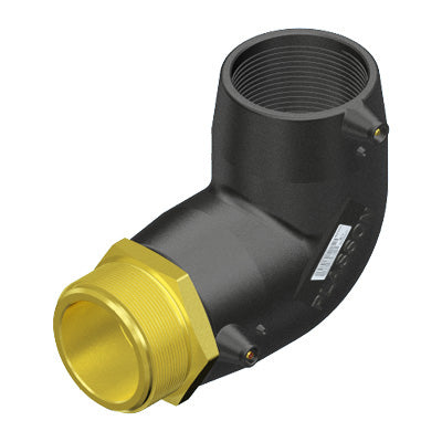EF Brass Male Transition Elbow 90 Deg 20mm x 1/2" (15mm) BSP-M