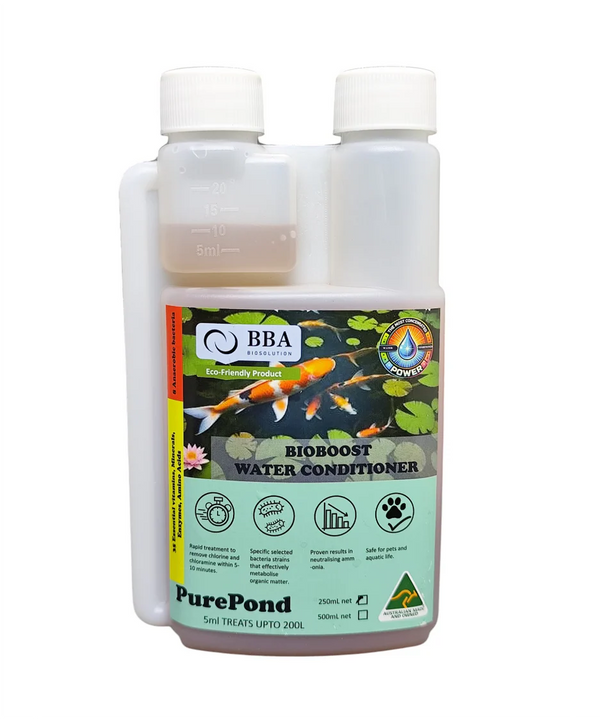 PurePond BioBoost Water Conditioner 5ml can treat 200L water (250mm)