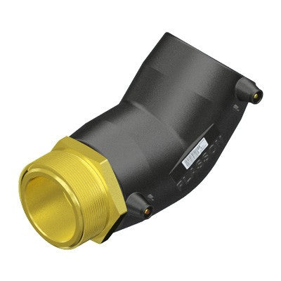 EF Male Elbow 45 Deg Transition 32mm x 1-1/4" (32mm) BSP-M Brass