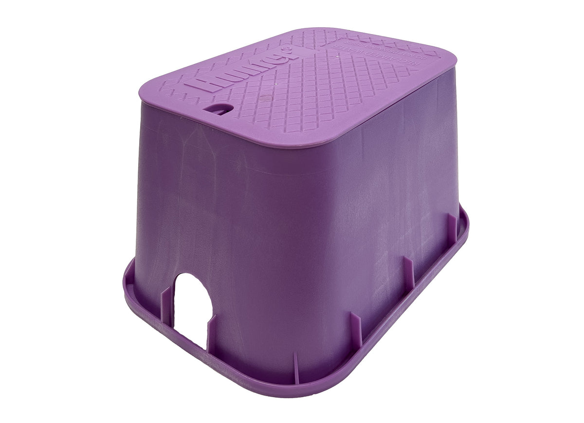 305 X 430 RCT X 310H VALVE BOX W/LID PURPLE (RW)