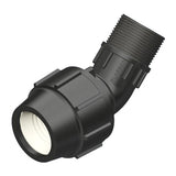 Metric Male Elbow 45 Deg 20mm x 1/2" (15mm) BSP-M