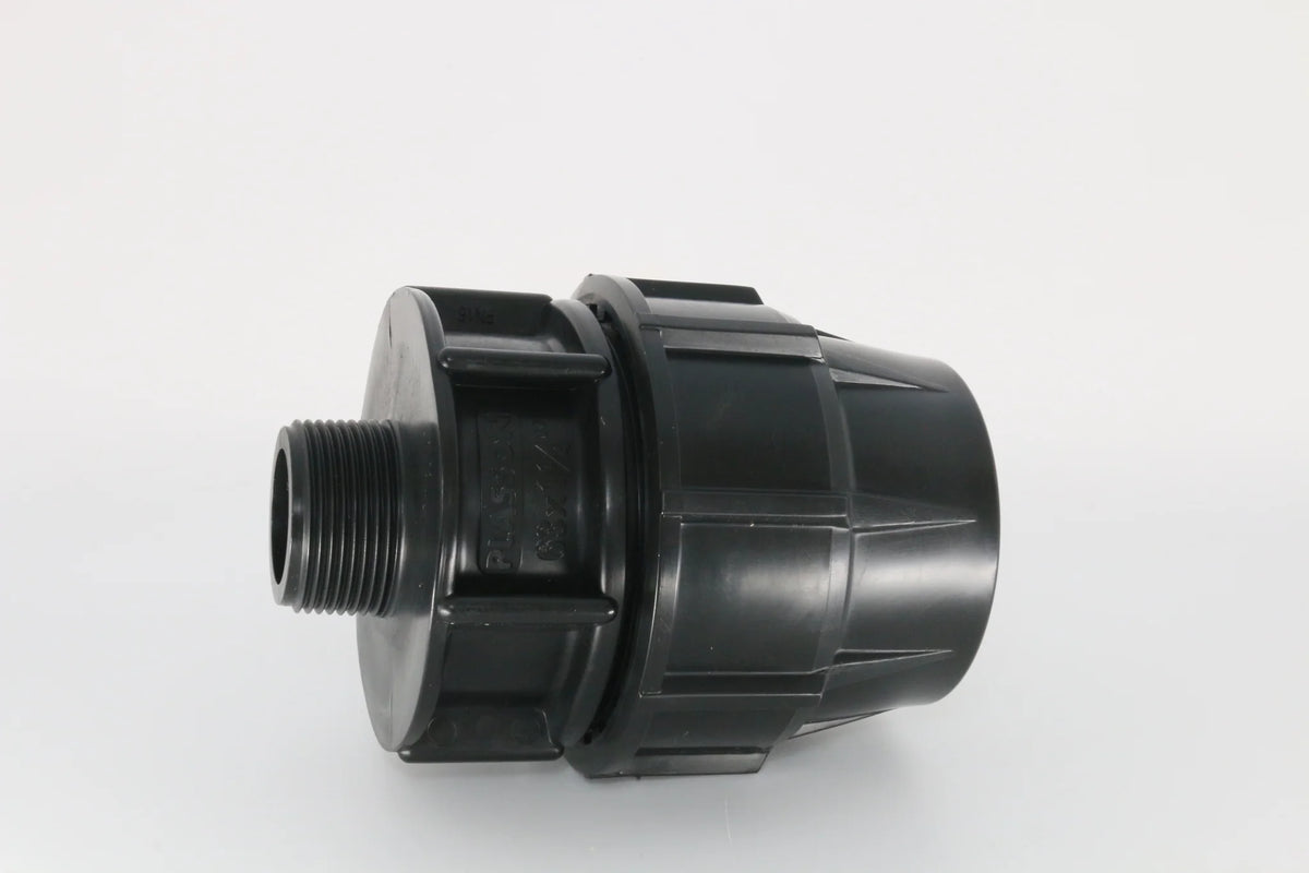 Male Adaptor Metric Mine 63mm x 2" (50mm)