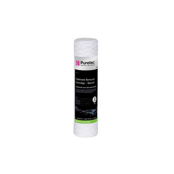 Wound Standard Dia 2.5" Cartridge, 10 Inch, 100Um