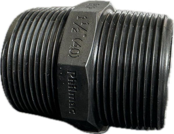 Poly Nipple 1-1/2"  - (40mm)