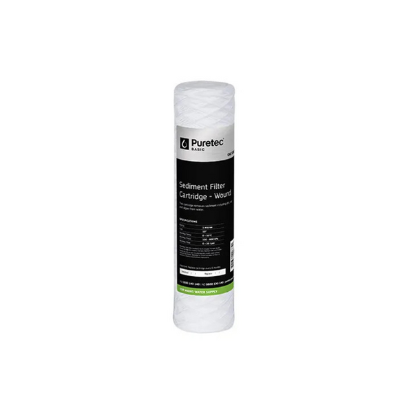 Wound Standard Dia 2.5" Cartridge, 20 Inch, 0.5Um Cyst Reduction