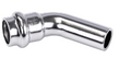 Stainless Steel Press 22mm M X F 45 Elbow With Plain End V 316L Water