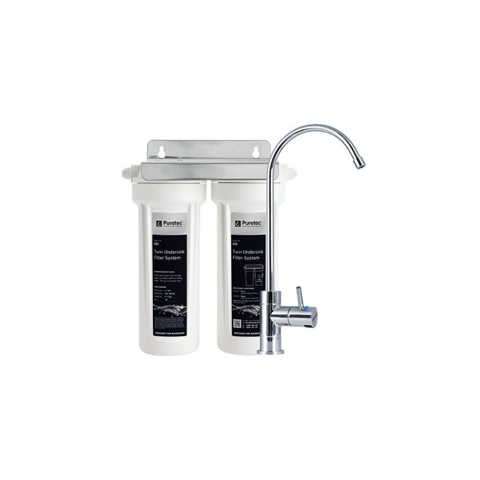 Twin Undersink System With Pl011, Ce941 (0.2Um) & Dfu180 Led Faucet