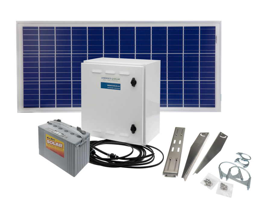 SOLAR KIT SUITS REPEATER, W/BATTERY & BOX, 10W, 12VDC