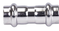 Stainless Steel Press 42mm Straight Coupling V 316L Water