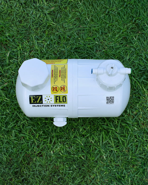 EZ-FLO - 6.7L - EZKIT Fertiliser Injection System with fill cap & drain includes CBV-50mm adaptor
