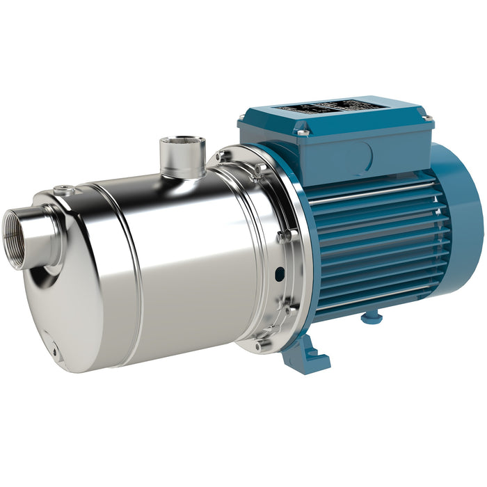 Calpeda MXHLM205 Stainless Steel AISI 316L Horizontal Multi-stage Pump with PECO Electronic Pressure Control