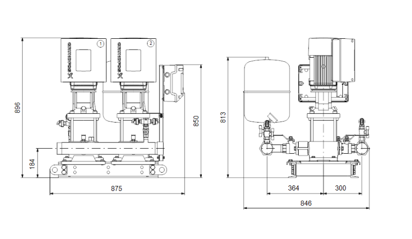 Hydro Multi-E 2 CRE 10-5 U2 A-A-I-DU