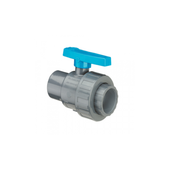 Valve Single Union Pvc Metricx F-Threaded 40 Pe-1.1/4" Bsp