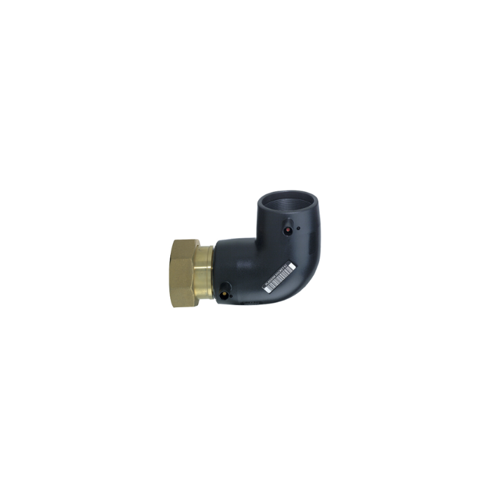 90Deg Elbow Female Free Nut Transition Ef Brass 63-2"