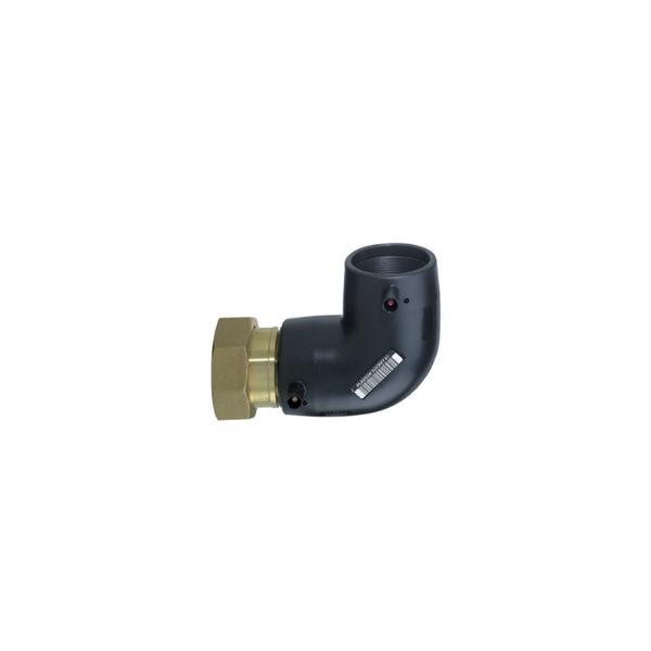 EF Brass Female Free Nut Transition Elbow 90 Deg 32mm x 1" (25mm) BSP-F