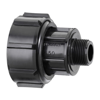 Barrel Union Adaptor M-Threaded Metric 50-2"