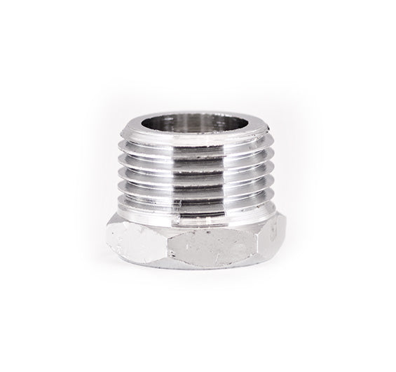 Ezy Hooker Faucet To Bsp Bush 1/2 Male - 7/16 Female Chrome