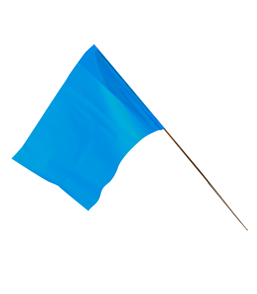 Rain Bird Marker Flag - Blue -  (Min Order x50)
