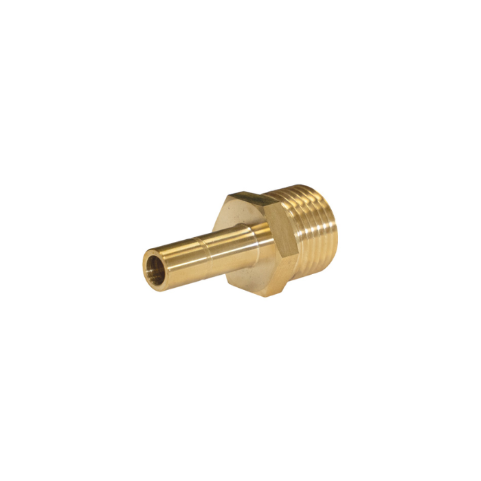 Stem Adaptor, 3/8 Stem-1/2 Bsp Thread, Brass