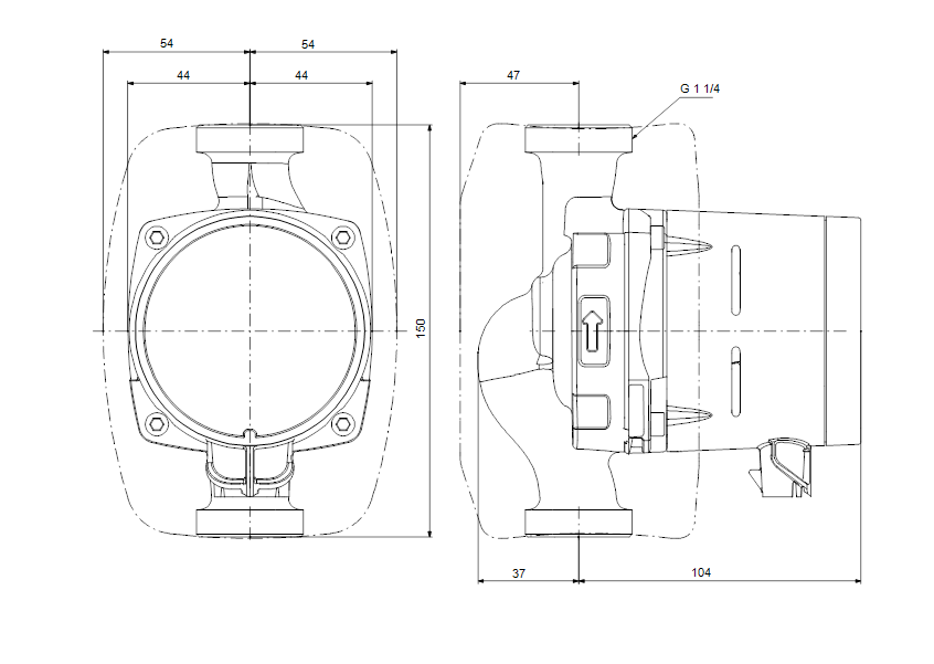 ALPHA1 20-60 N 150 1x230V 50Hz 6H
