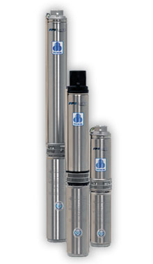 4" FPS 4400 High Capacity Submersible Pump FPS-9A-16 - 2.2KW - 9 m3/h - 150 LPM - PMA WITH 1PH CONTROL BOX
