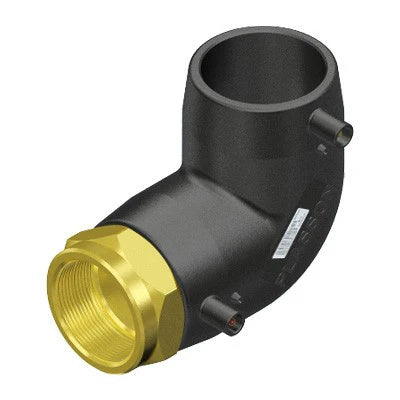 EF Brass Female Transition Elbow 90 Deg 40mm x 1" (25mm) BSP-F