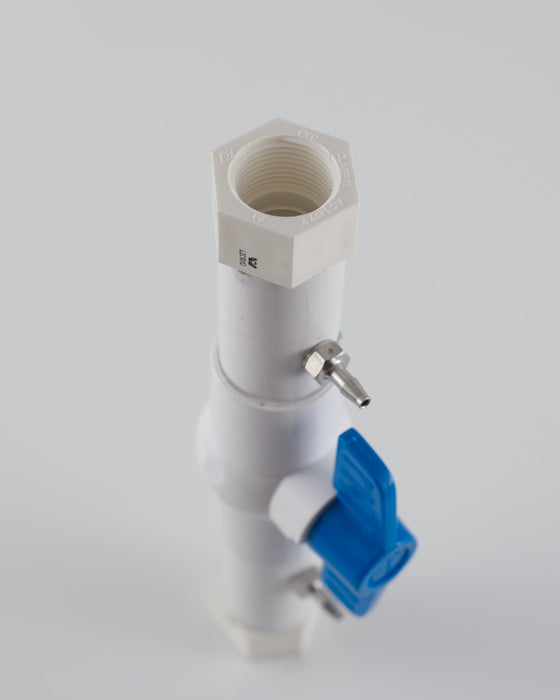 Coupling Connector With Ball Valve, 25Mm, Bsp Female