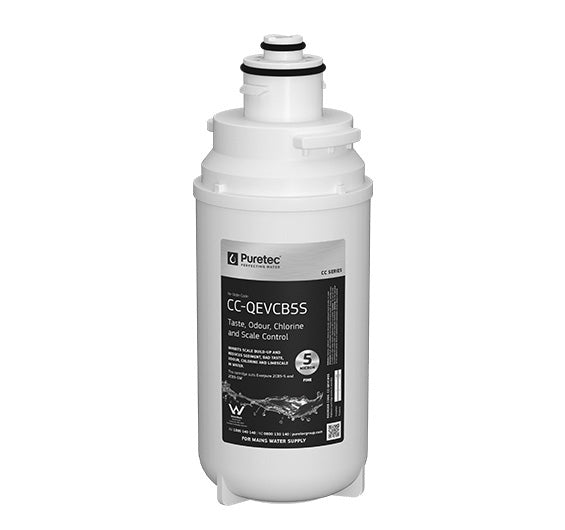 Compatible Cartridge, 5Um W/ Scale Inhibitor Everpure - PT-CC-QEVCB5S