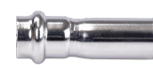 Stainless Steel Press 108mm X 54mm M X F Reducer With Plain End M/V 316L Water
