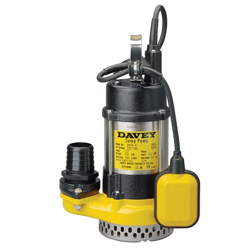 SUMP PUMP Dewatering 400W 240V 50Hz 1ph w/ auto float switch