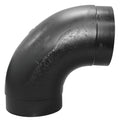 Bend 90Deg Injected Short Spigot Pe100 Sdr11 75