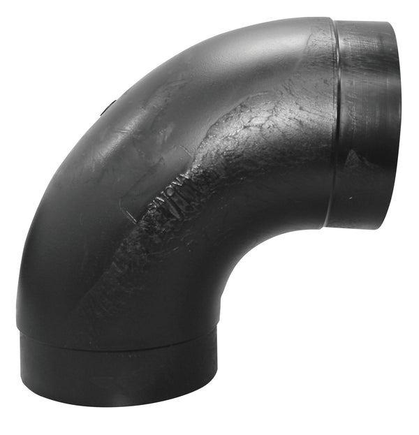 Bend 90Deg Injected Short Spigot Pe100 Sdr11 75