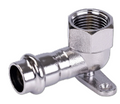Stainless Steel Press Lugged Elbow 15Bp 15mm X 1/2" V 316L Water
