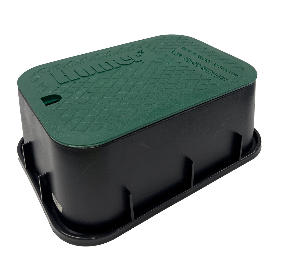 305 X 430 RCT X 175H VALVE BOX W/LID BLACK/GREEN