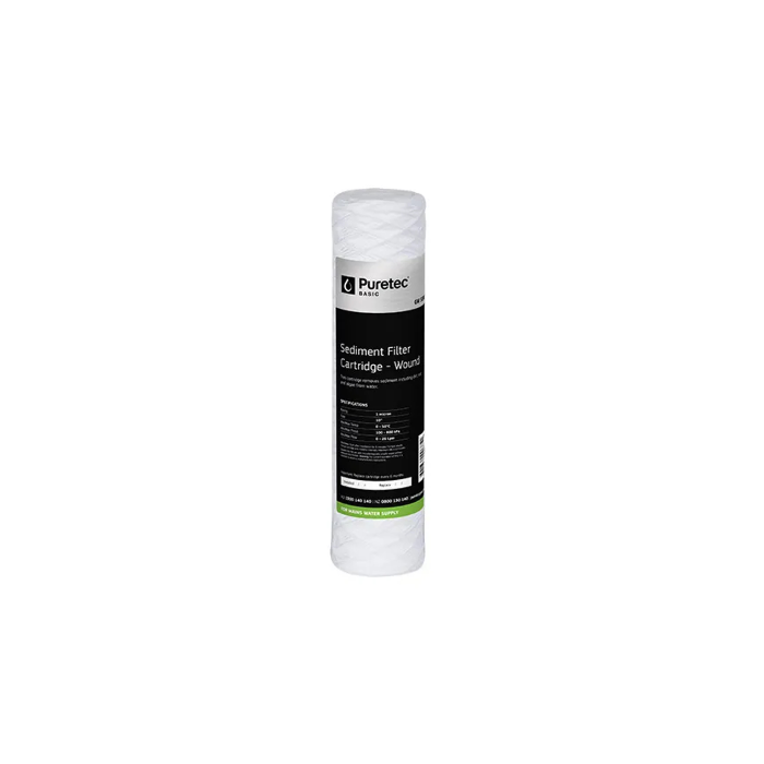 Wound Standard Dia 2.5" Cartridge, 20 Inch, 50Um