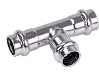 Stainless Steel Press 15mm Equal Tee V 316L Water