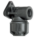 ELBOW Wall Plate 3G Metric 25x1/2" FI BSP
