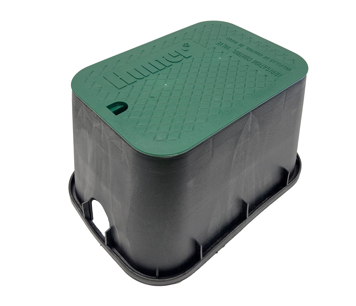 305 X 430 RCT X 310H VALVE BOX W/LID BLACK/GREEN