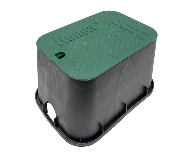 305 X 430 RCT X 310H VALVE BOX W/LID BLACK/GREEN