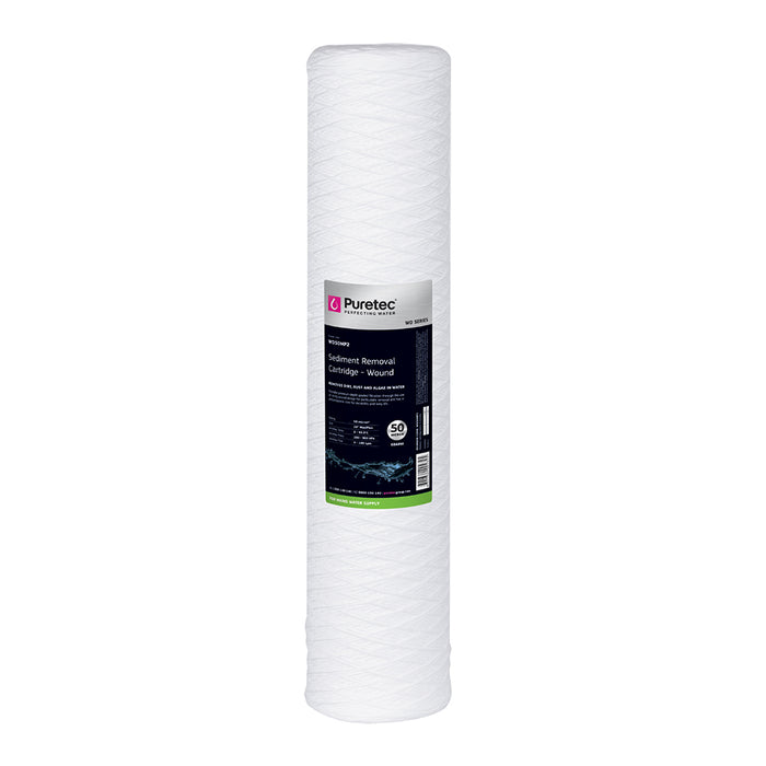 Wound Large Dia 4.5" Cartridge, 20 Inch, 50Um