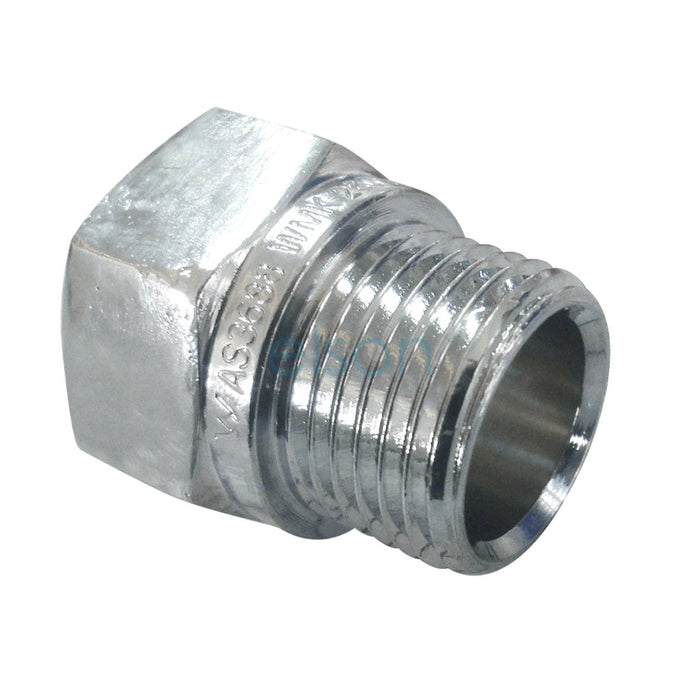 ADAPTOR 15mm CHROME