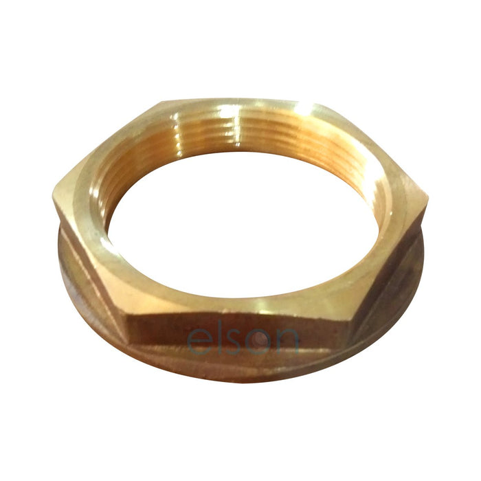 BACK NUT FLANGED 40mm BRASS